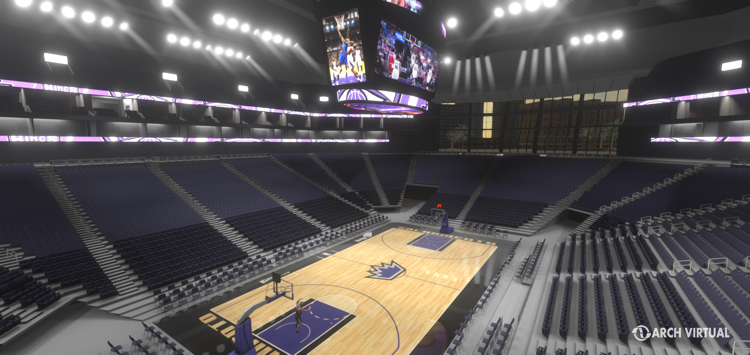 Sacramento Kings tout NBA's first indoor-outdoor arena