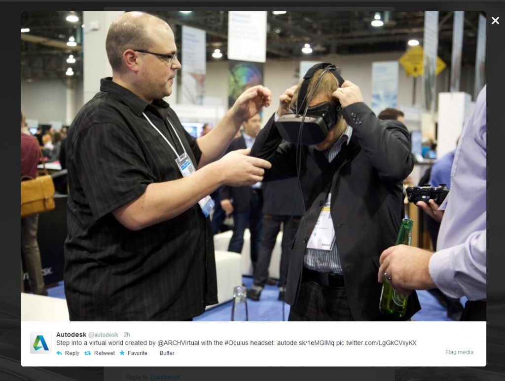 Oculus Rift and Arch Virtual at Autodesk University 