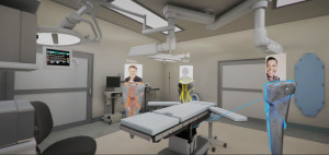 multi-player in medical health care simulation and training