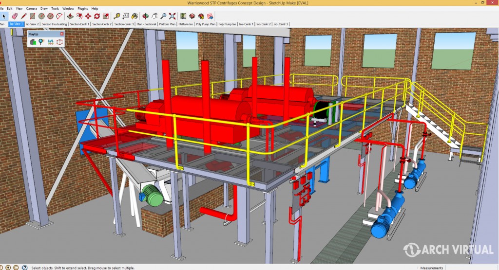 sketchup optimization for unity3d and Oculus Rift