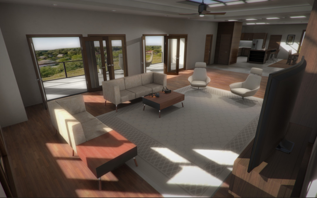 Architectural Visualization: Residential Condo for Virtual Reality [Oculus Rift DK2 Download Available]