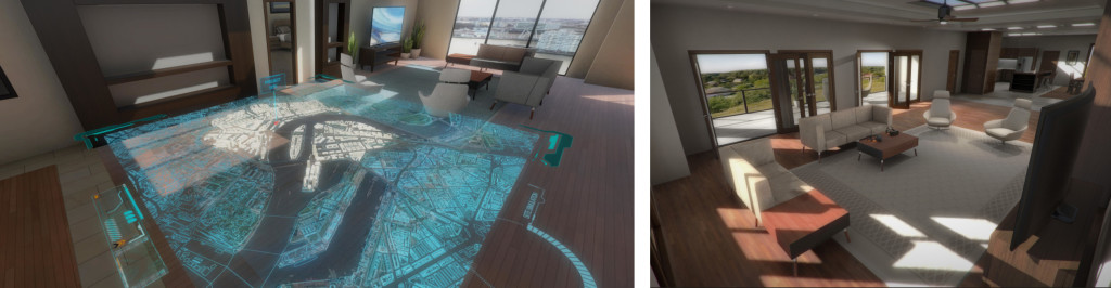 Virtual reality for real estate development and architectural illustration