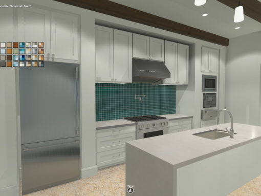 Residential Interior Configurator: Visualize and Save Selections for Finishes, Fixtures and Appliances
