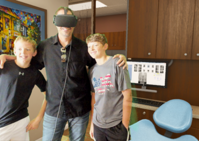 Mixed reality VR dental clinic visualization